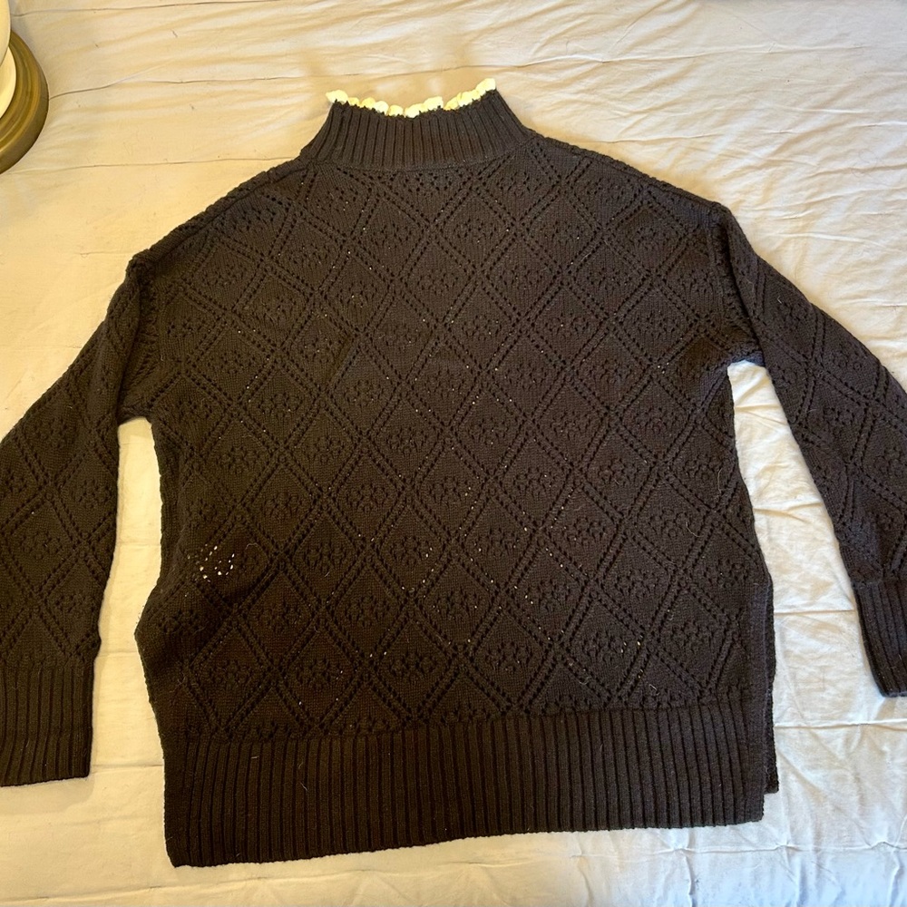 Sezane Laurie Jumper in Navy Blue Size M - Picture 8 of 12